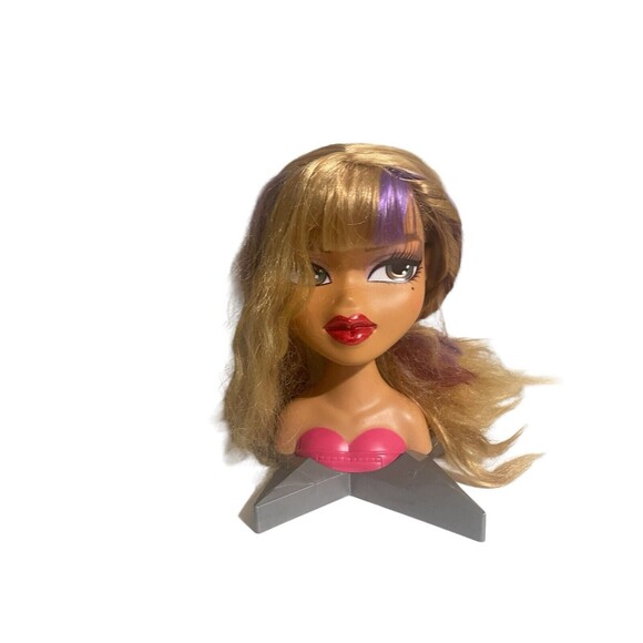Bratz TWISTY STYLE STYLING HEAD YASMIN DOLL  FUNKY FASHION MAKEOVER 2002 - Picture 1 of 14